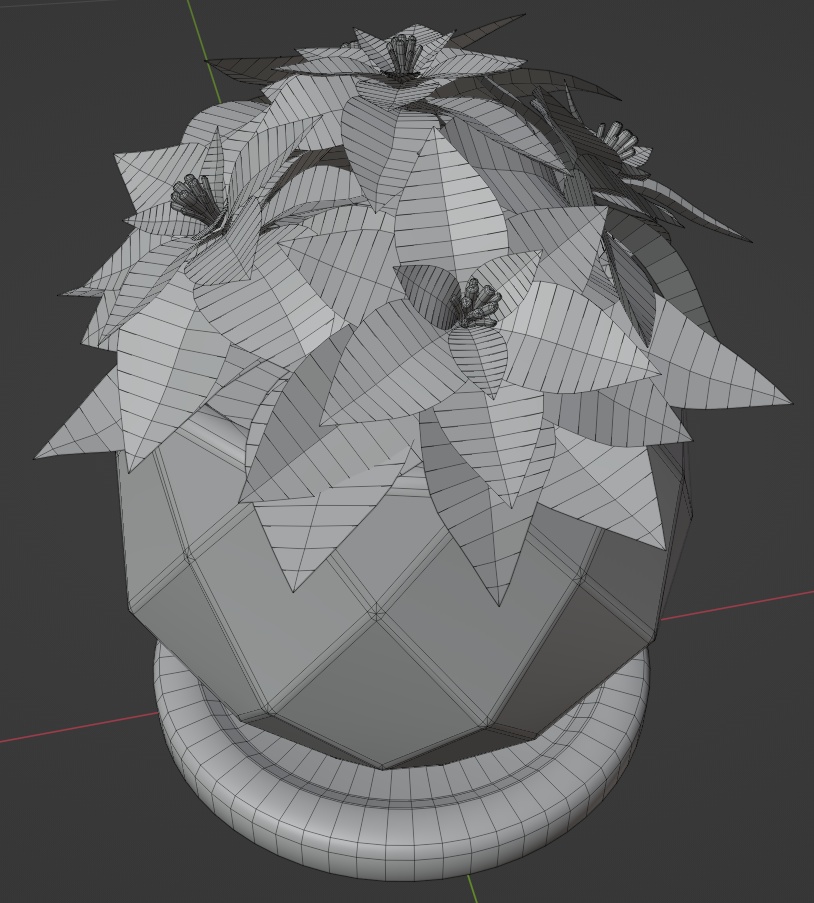 観葉植物(ポインセチア)