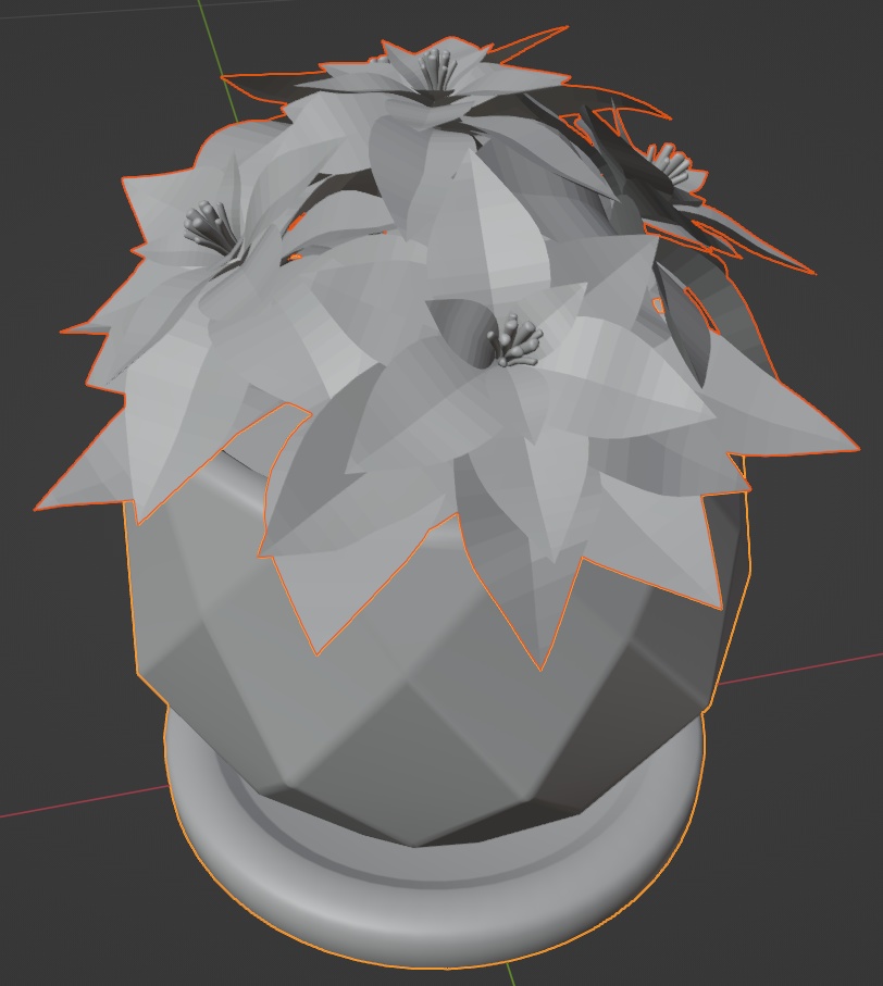 観葉植物(ポインセチア)