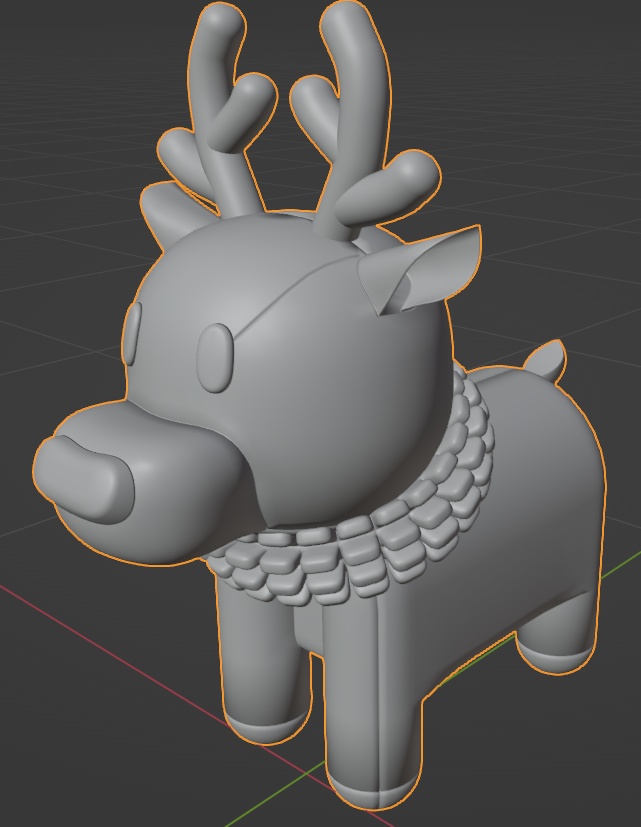 トナカイのぬいぐるみ