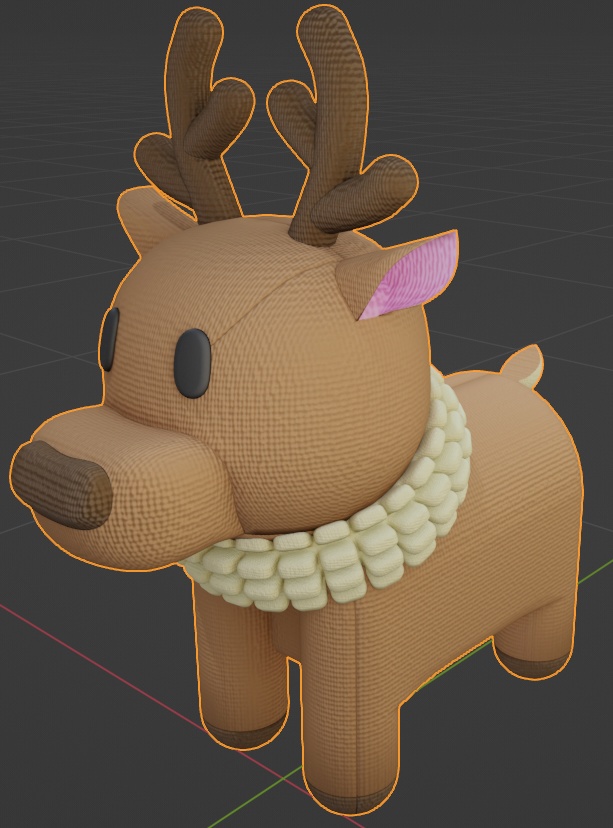 トナカイのぬいぐるみ