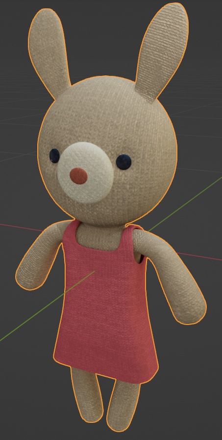 うさぎのぬいぐるみ