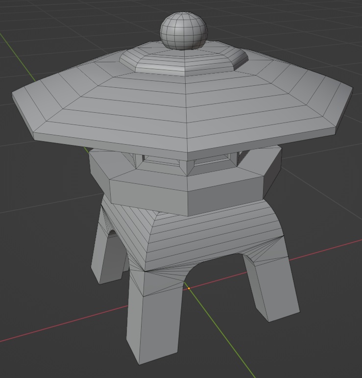 雪見灯篭(泉涌寺型)