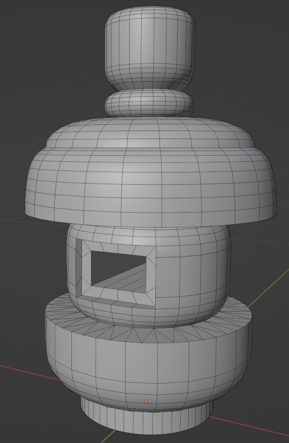 置き灯篭(岬型)