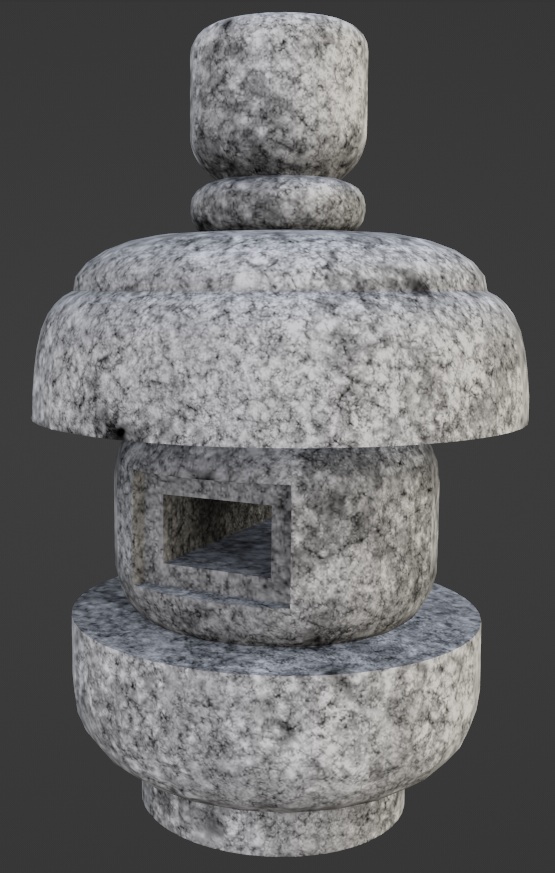 置き灯篭(岬型)