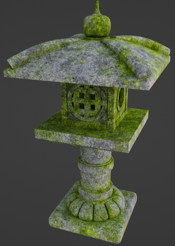 立ち灯篭(永徳寺型)