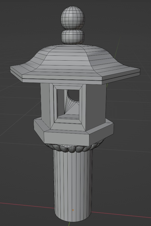 生け込み灯篭(道明寺型)