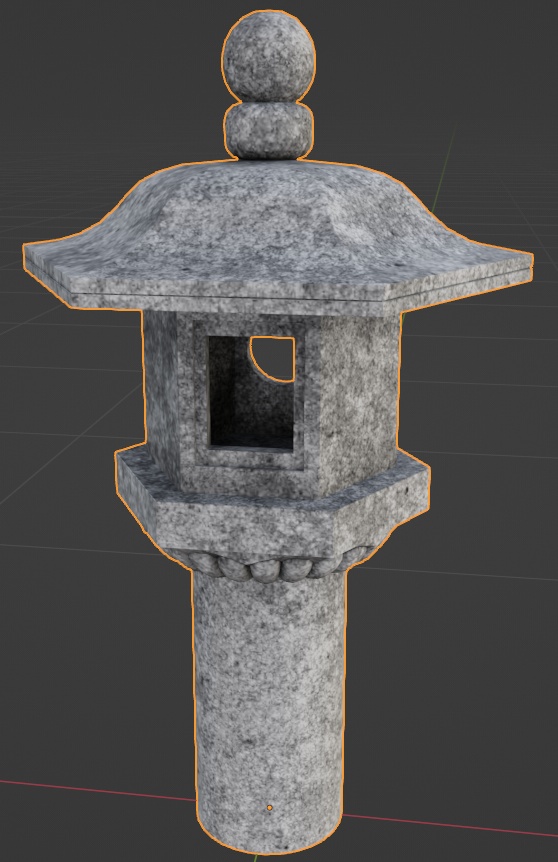 生け込み灯篭(道明寺型)