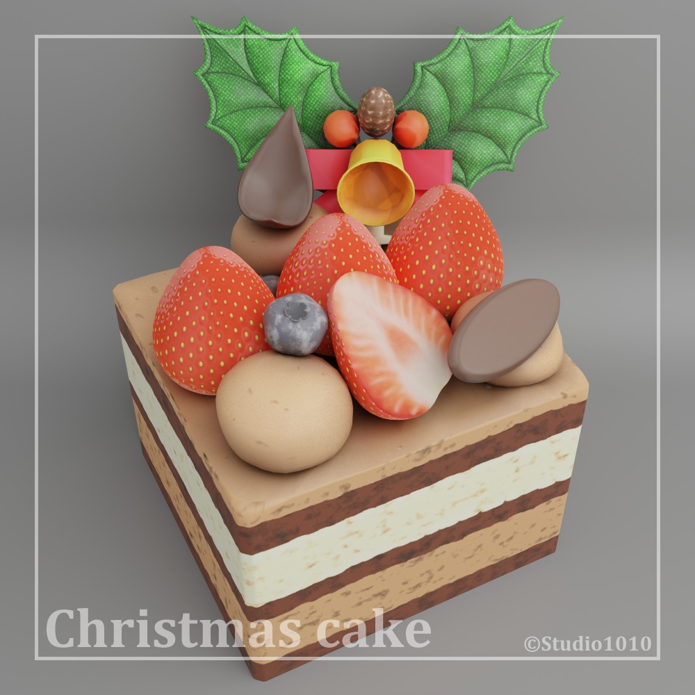ケーキ vol.9_クリスマスケーキ