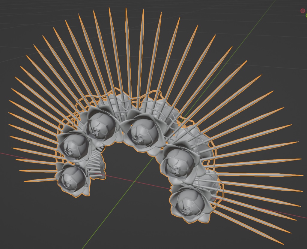 薔薇のハロークラウン