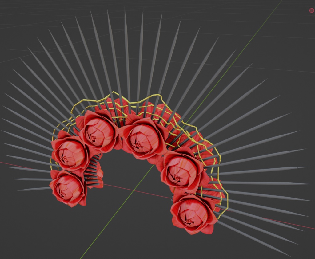 薔薇のハロークラウン