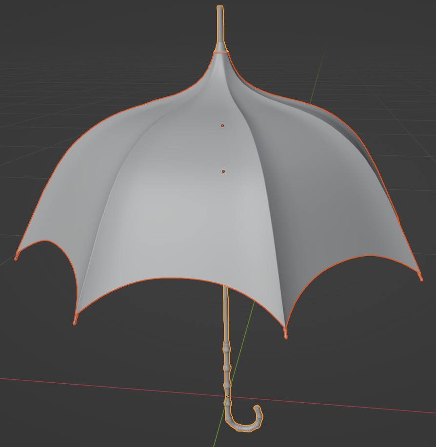 パゴタ傘(こうもり傘)