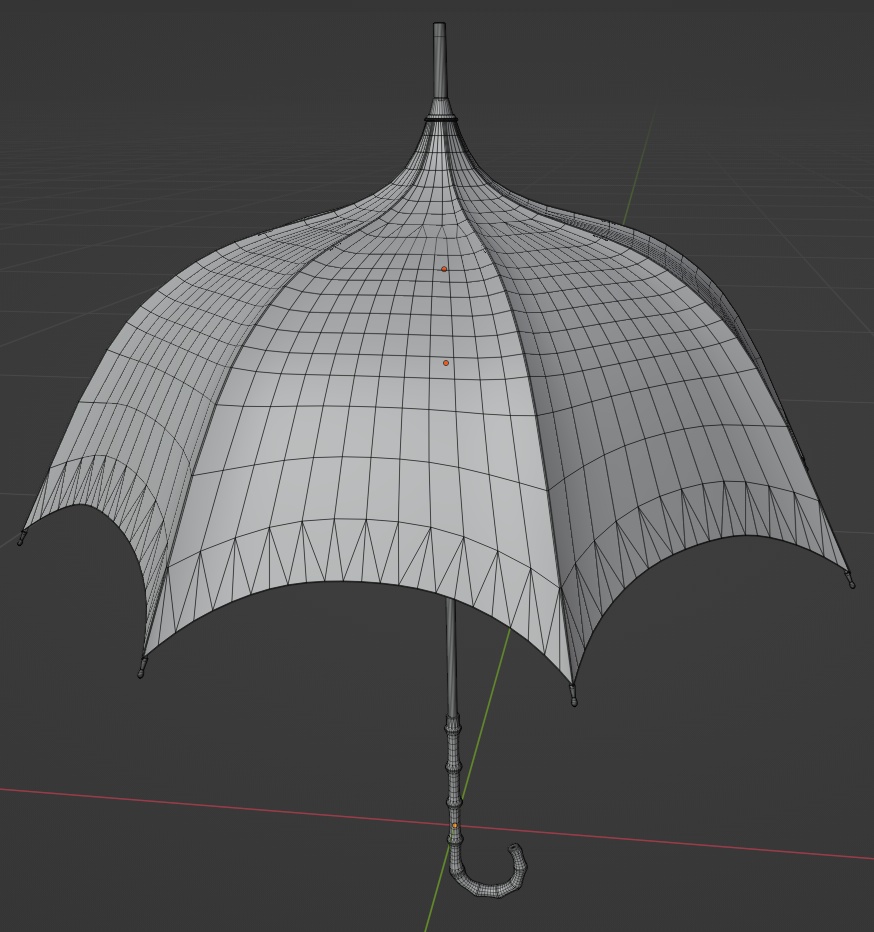 パゴタ傘(こうもり傘)