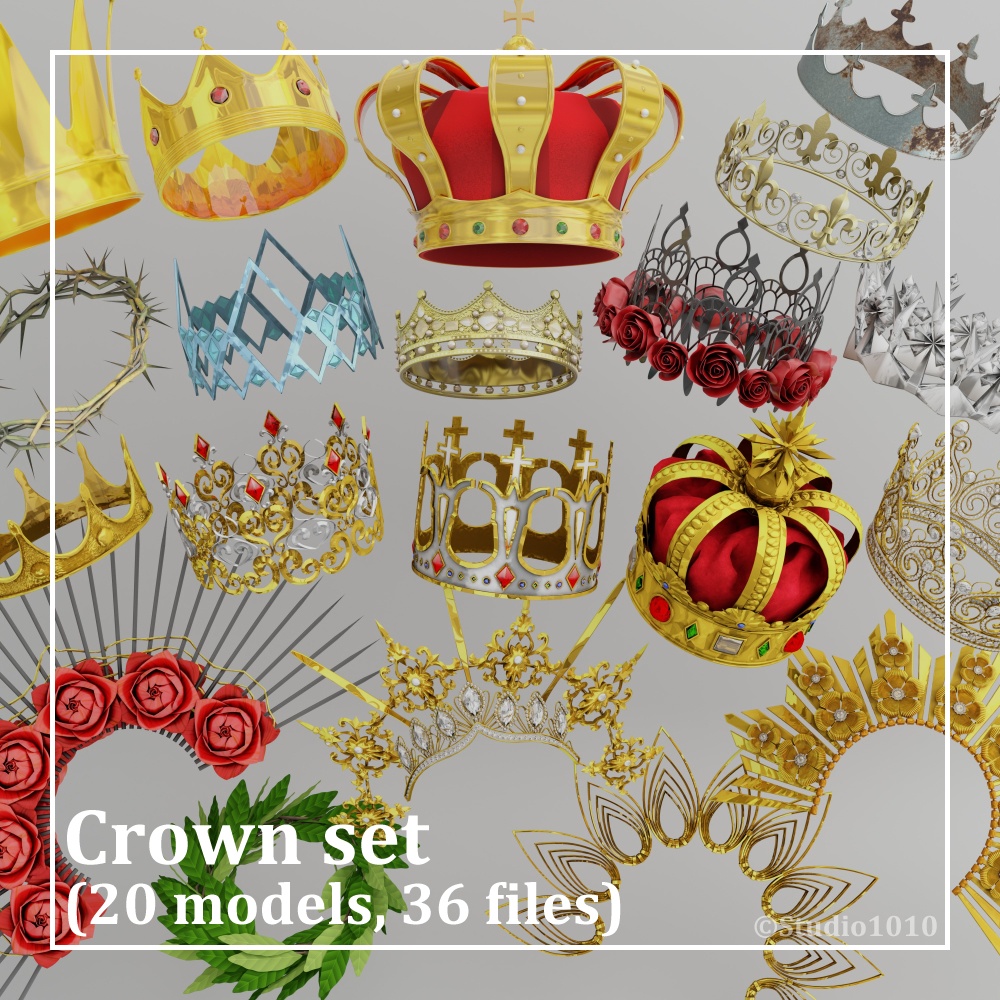 冠セット vol.1_20モデル/36ファイル