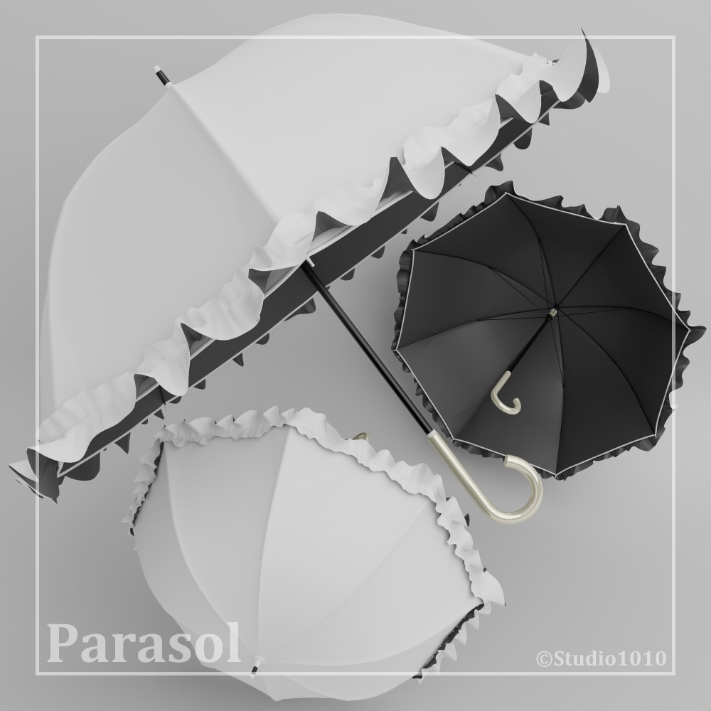 傘セット vol.1_8モデル/8ファイル