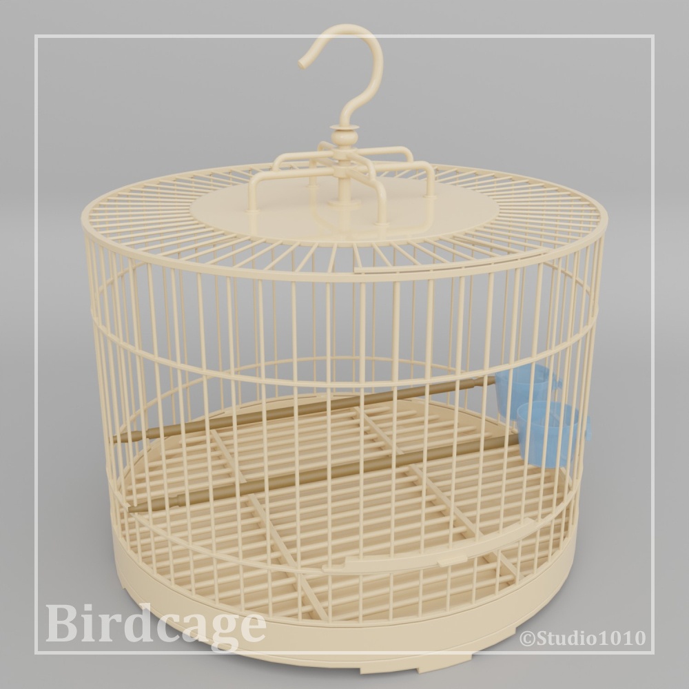 鳥かごセット vol.1_4モデル/4ファイル