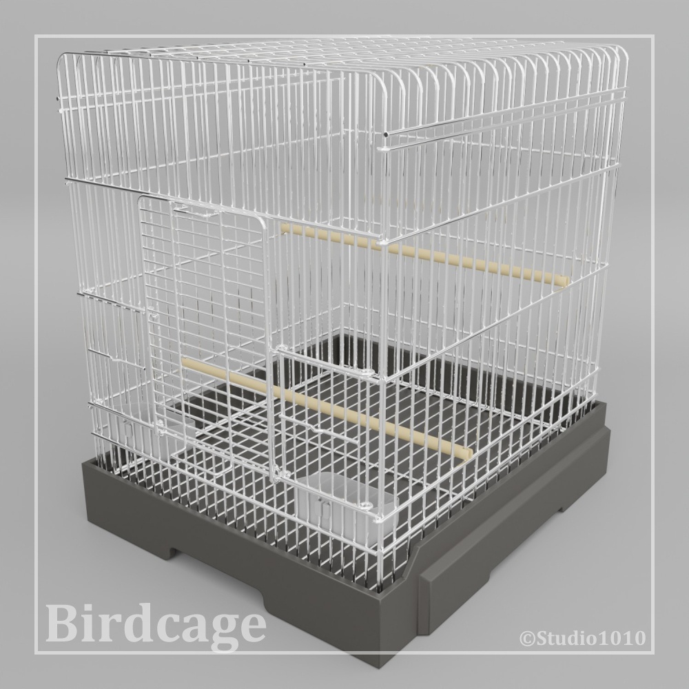 鳥かごセット vol.1_4モデル/4ファイル
