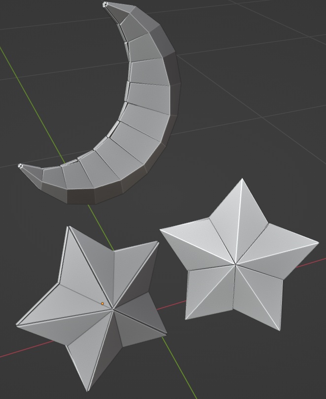 段ボールアイテム vol.3_星・月
