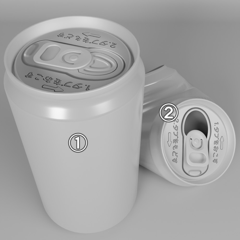 缶(350ml) vol.1_無地