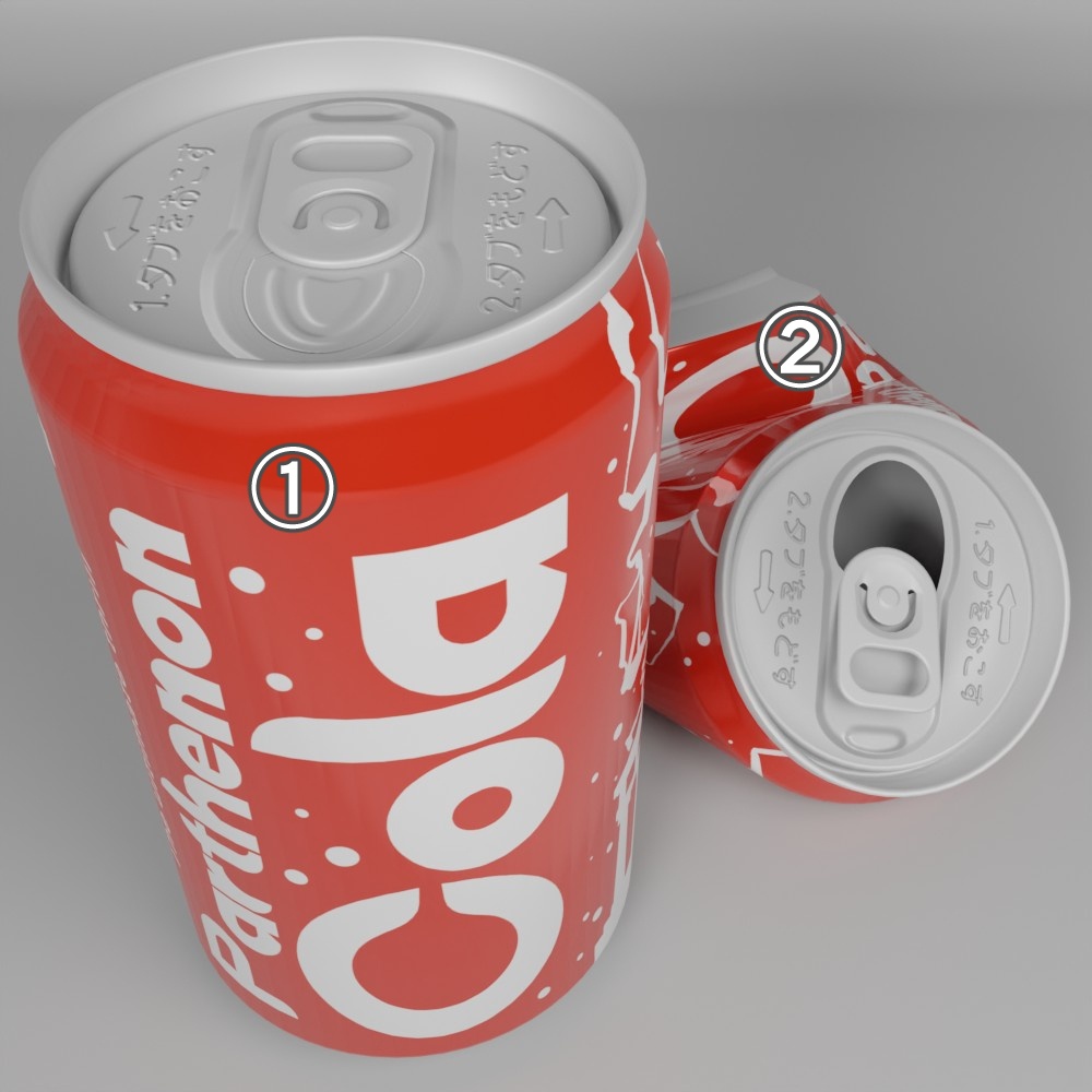 缶(350ml) vol.2_コーラ(パルテノンコーラ)