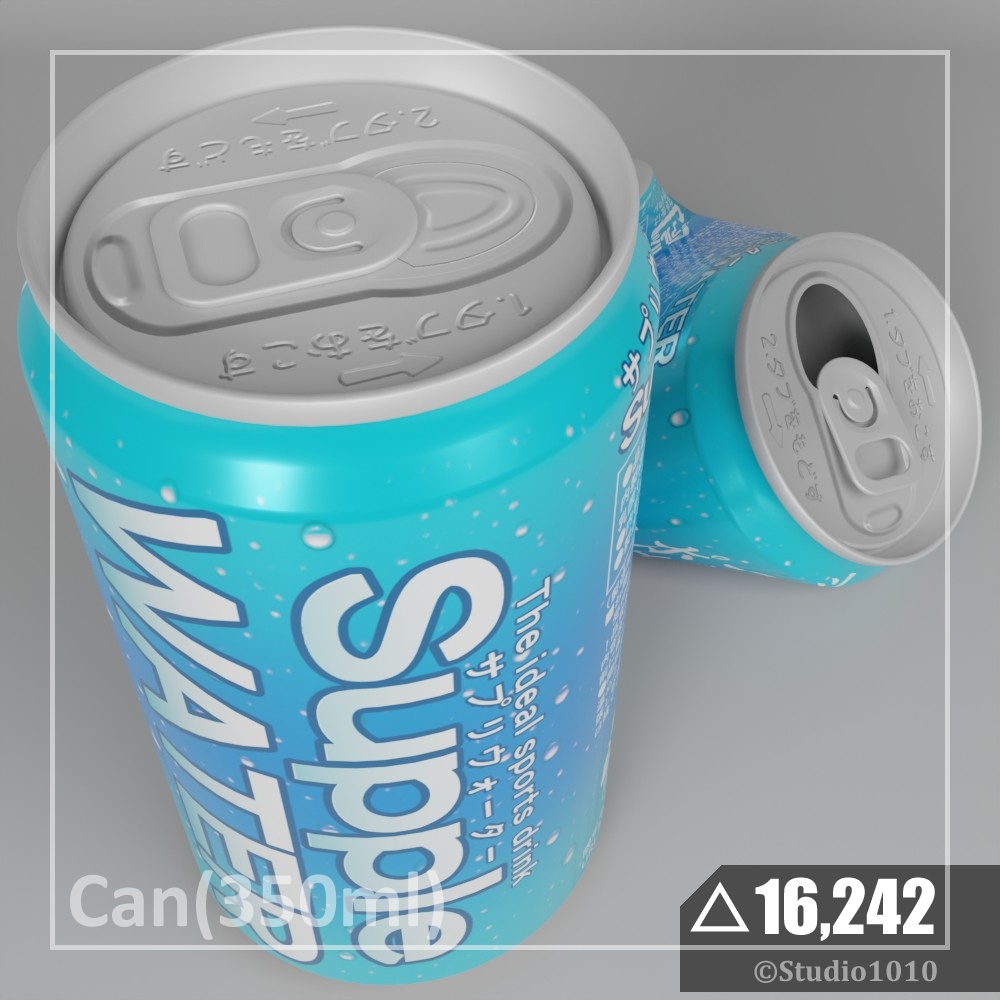 缶(350ml) vol.3_スポーツドリンク(サプリウォーター)