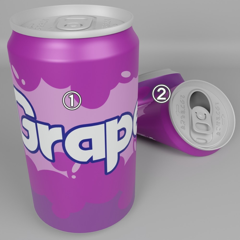 缶(350ml) vol.4_グレープジュース(GRAPE)