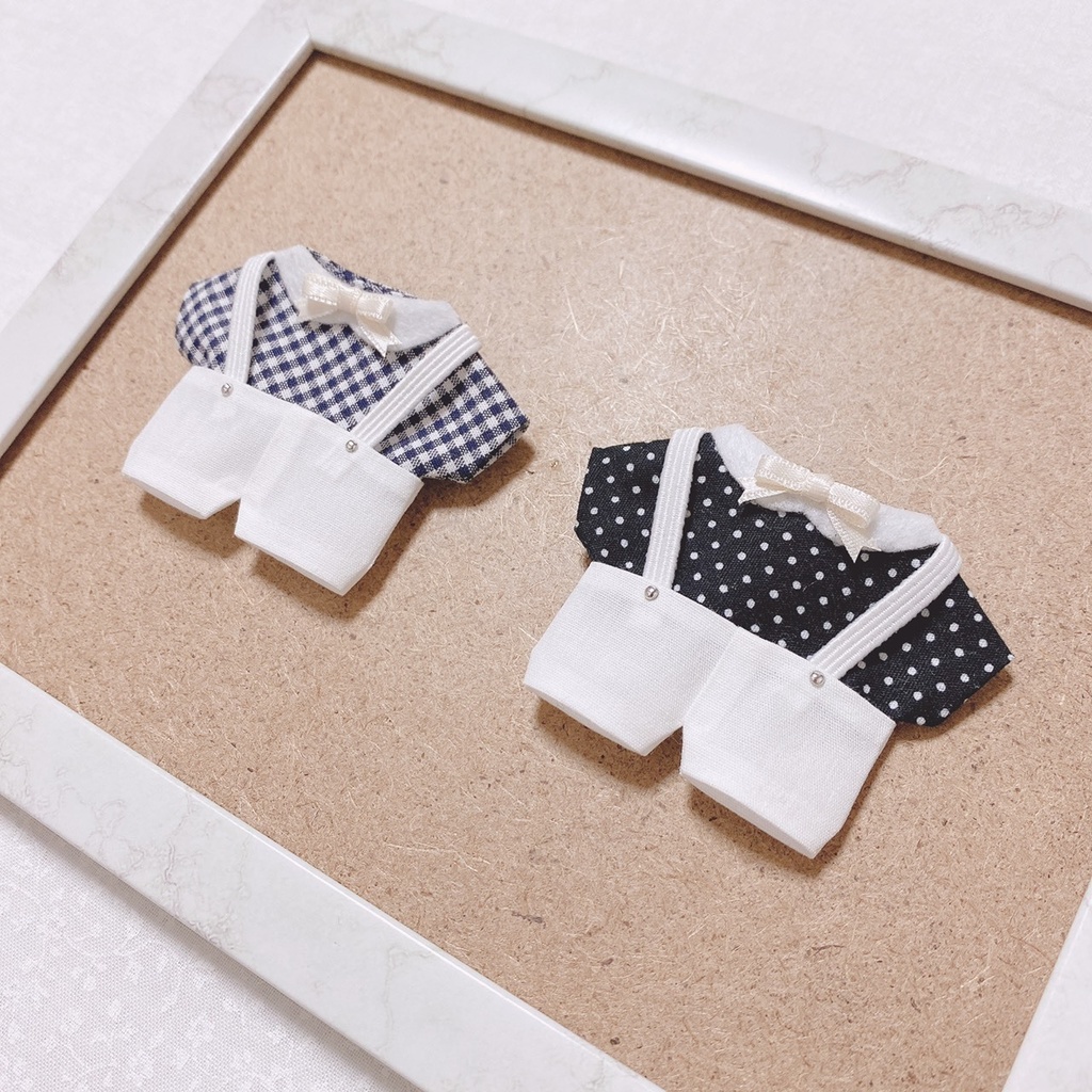 サスペンダーモノトーンセット【10cmぬい用】