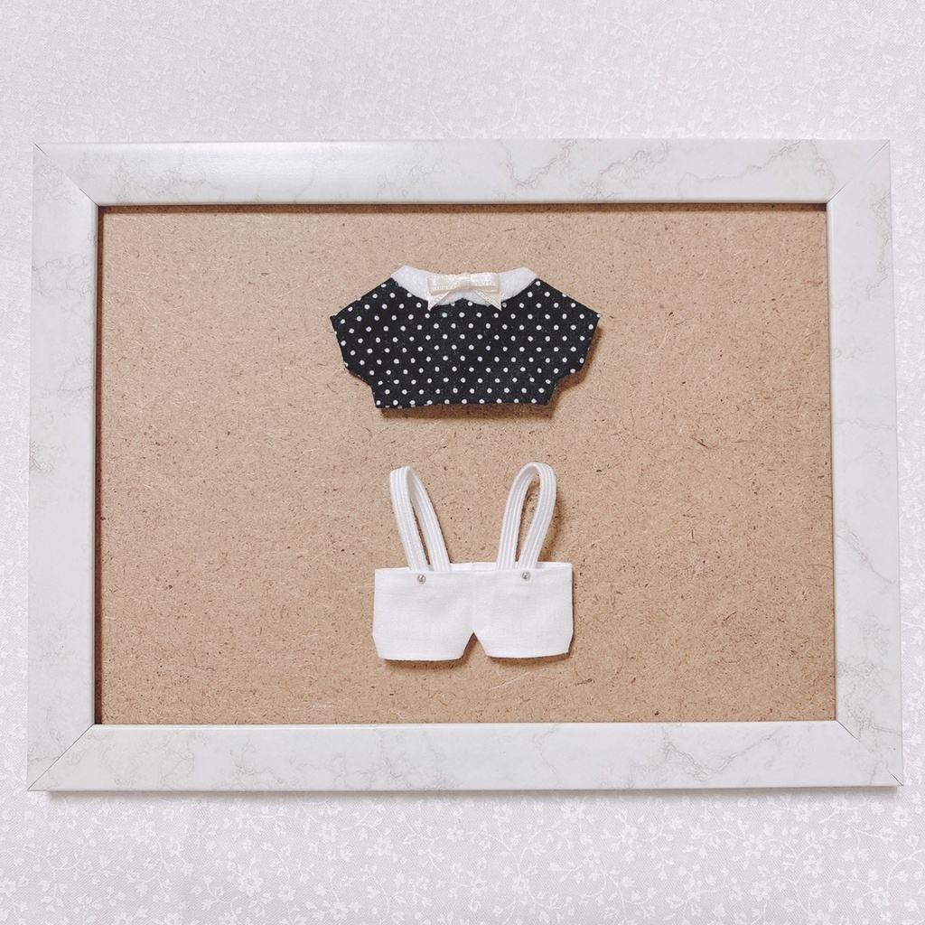 サスペンダーモノトーンセット【10cmぬい用】