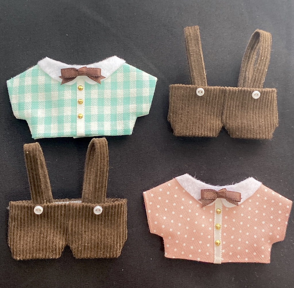 コーデュロイチョコレートセット【10cmぬい用】