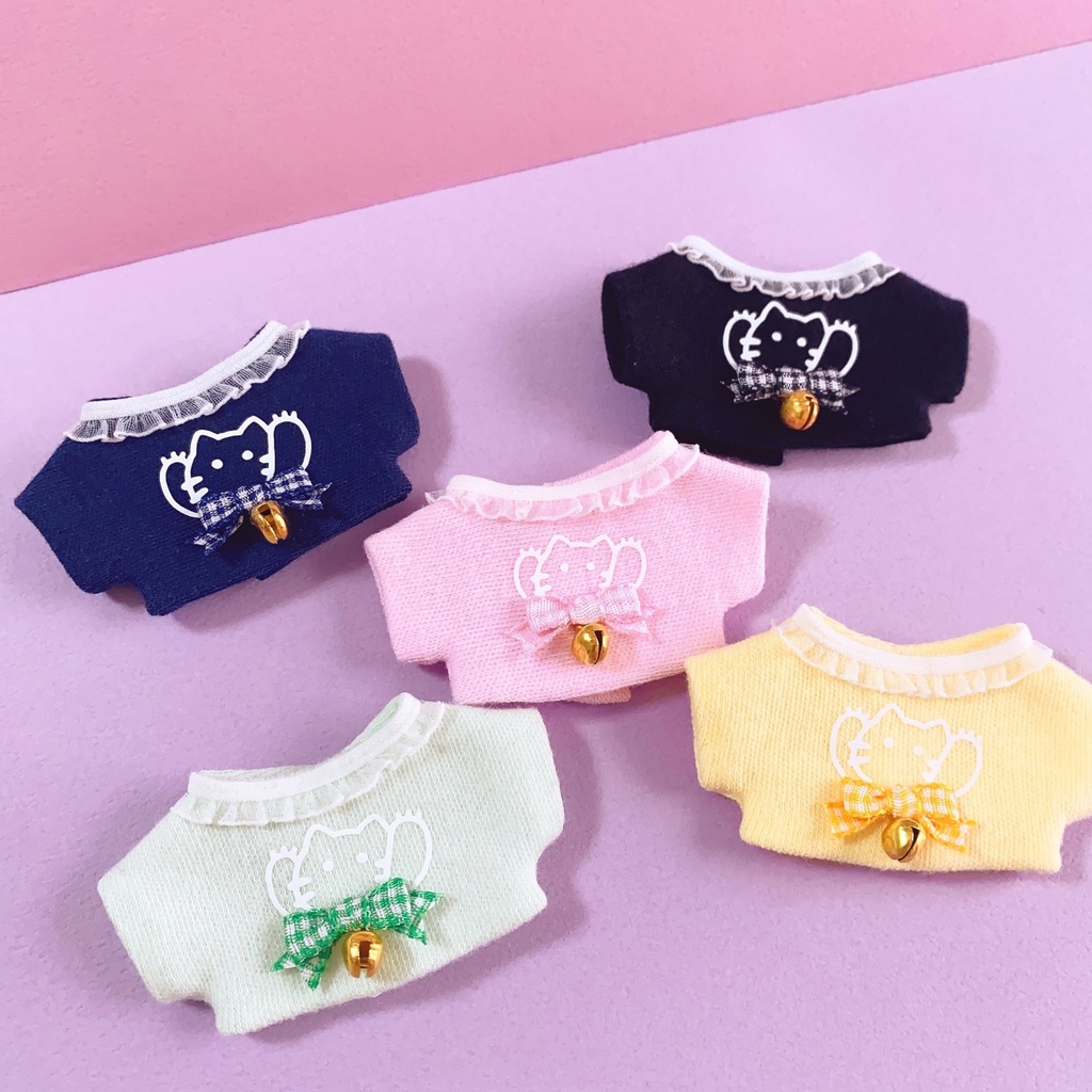 鈴付き！ネコちゃんフリルシャツ