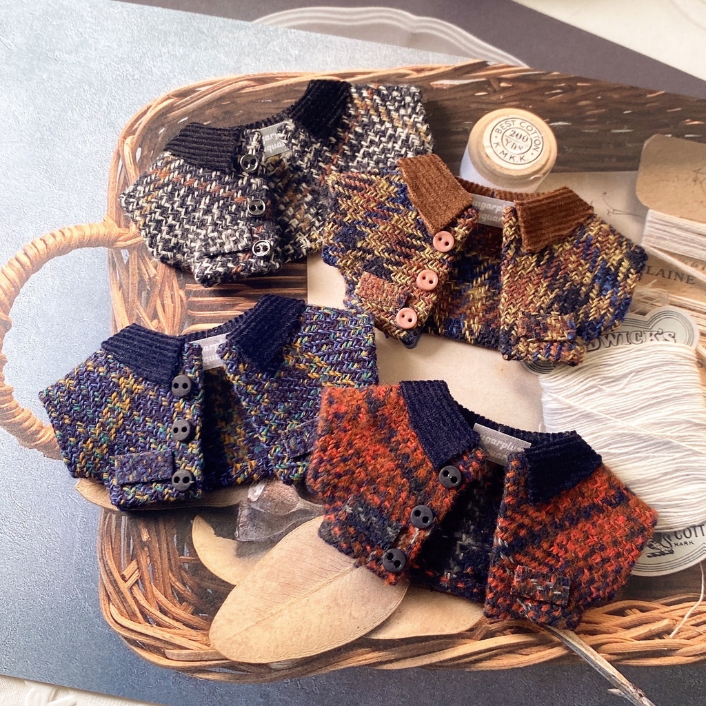 ツイードチェックジャケット