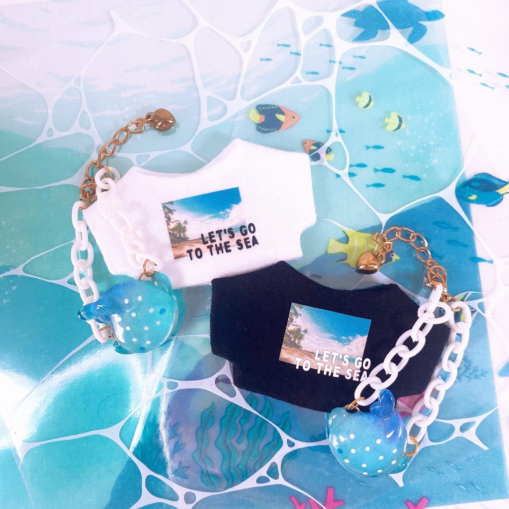 海とジンベイザメのset