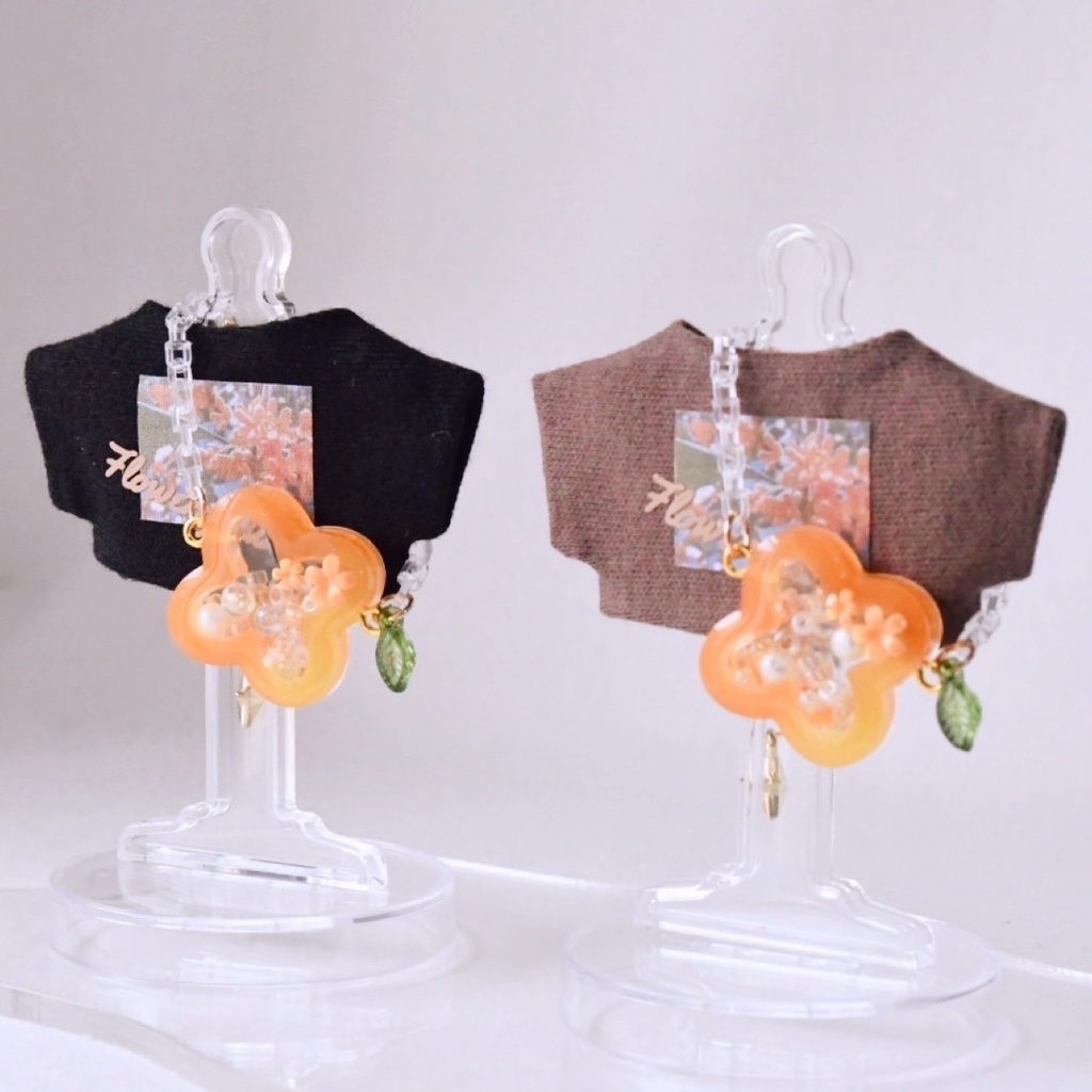 金木犀のシャツ&ポシェットset