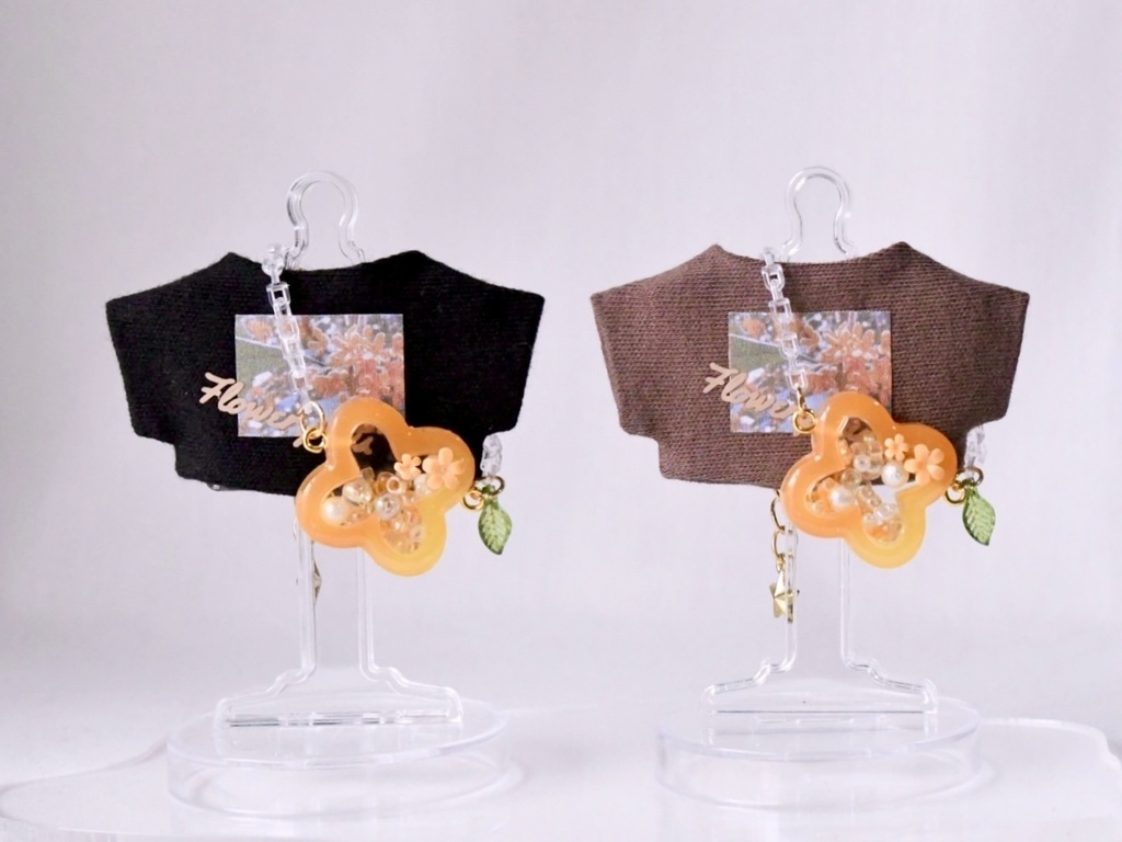 金木犀のシャツ&ポシェットset