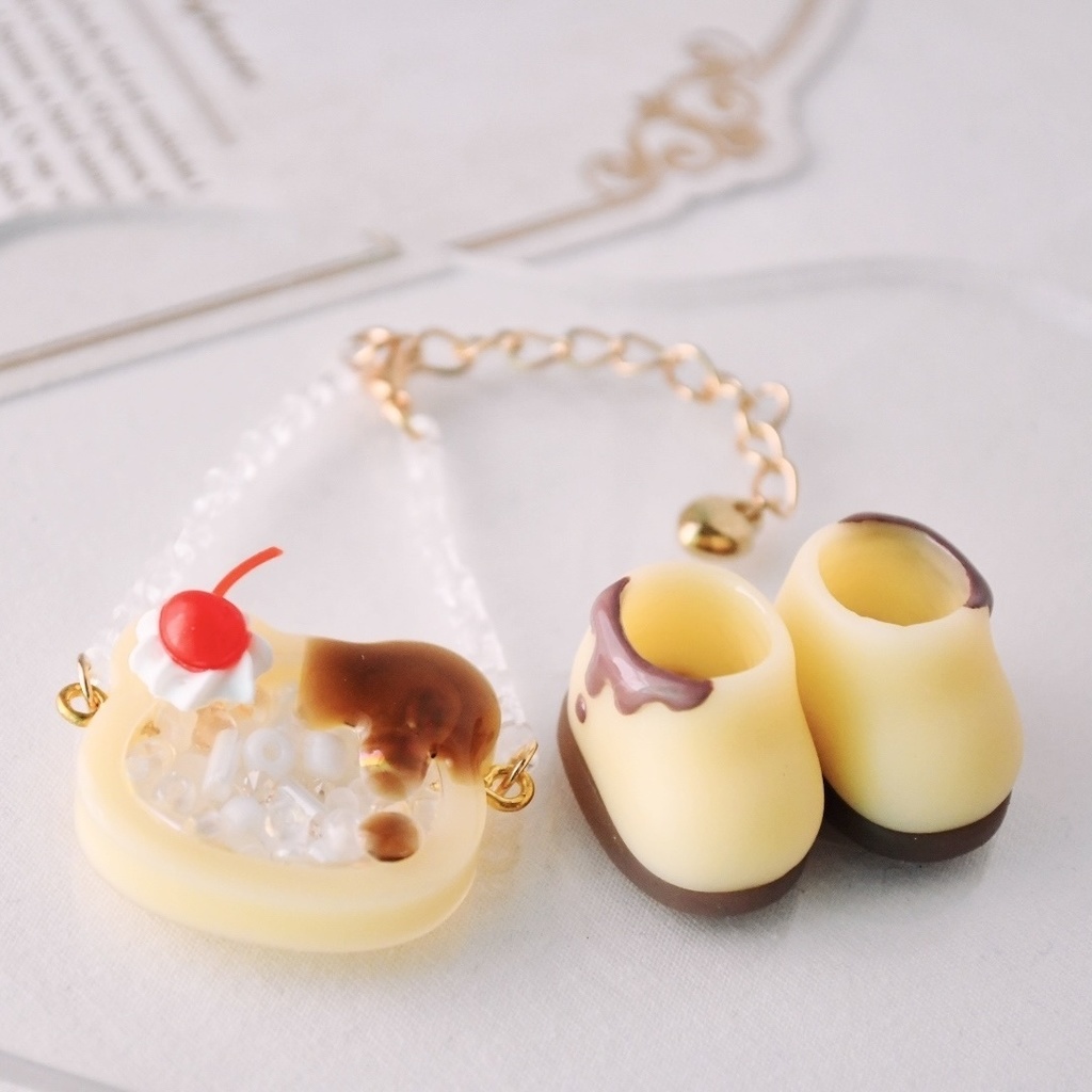 プリンくまちゃんポシェット&お靴🍮🧸