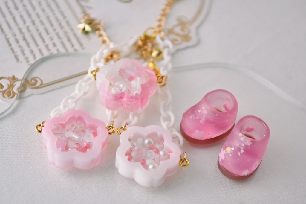 桜の春色シャカシャカポシェット&お靴🌸