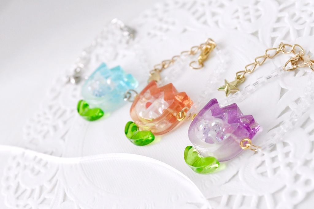 チューリップしゃかしゃかポシェット🌷