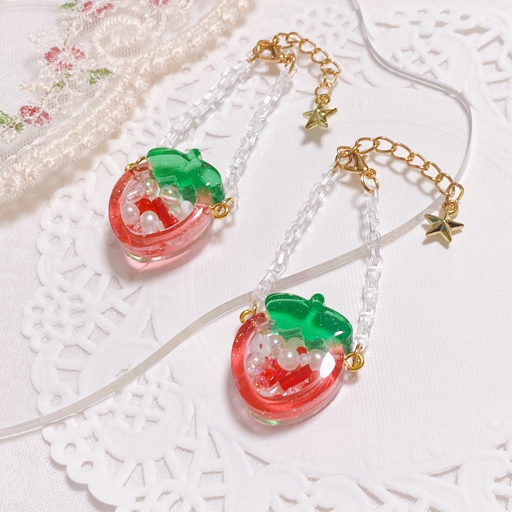 いちごのパーカージャケット//ポシェット🍓