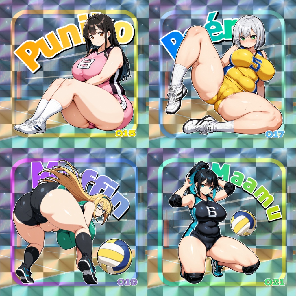 【11/2販売】リアル版4枚セット（バレーボール）