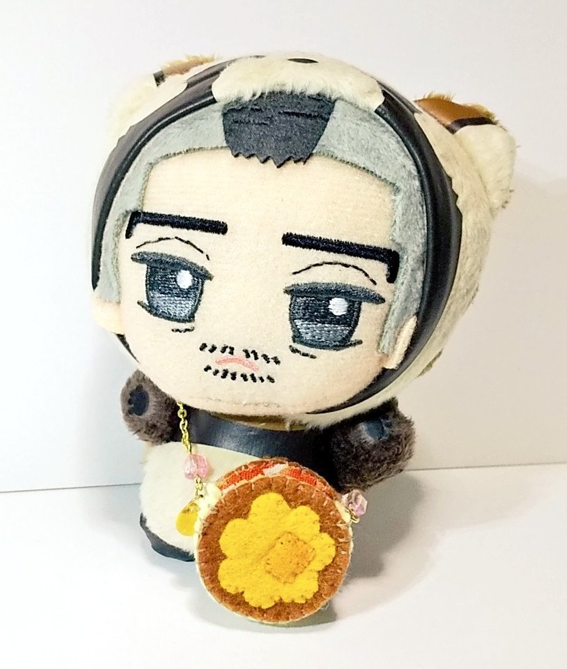 セリアドール、ぬいぐるみ用 パンケーキのポーチ(バター)