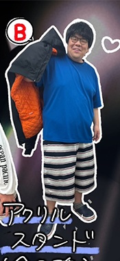 ミート源五郎】オリジナルアクリルスタンド【ミート源五郎 LIVE