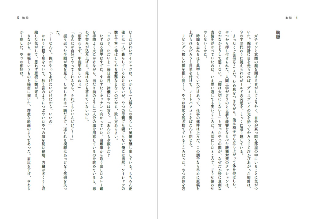【主ヒジリ】胸臆