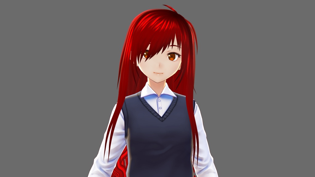 Long Wavy Hair (VRoid Hair Preset)