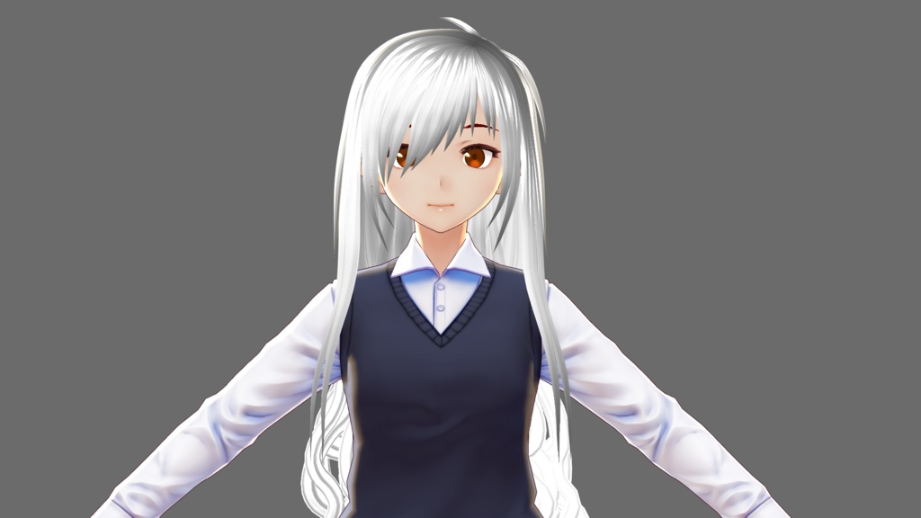 Long Wavy Hair (VRoid Hair Preset)