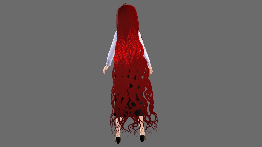 Long Wavy Hair (VRoid Hair Preset)