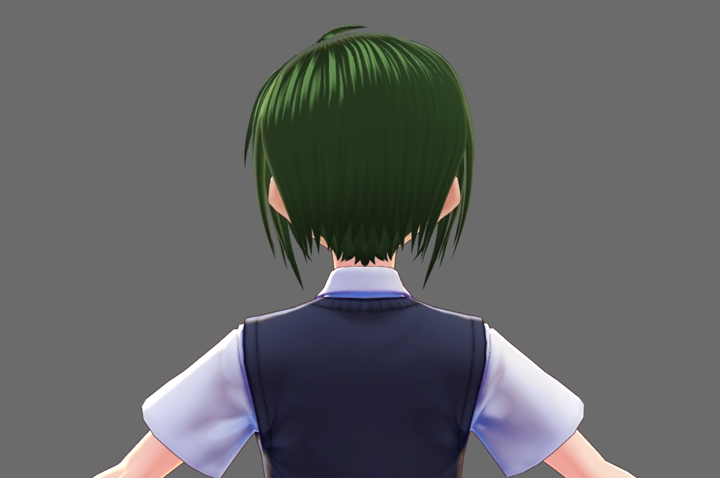 Long Wavy Hair (VRoid Hair Preset)