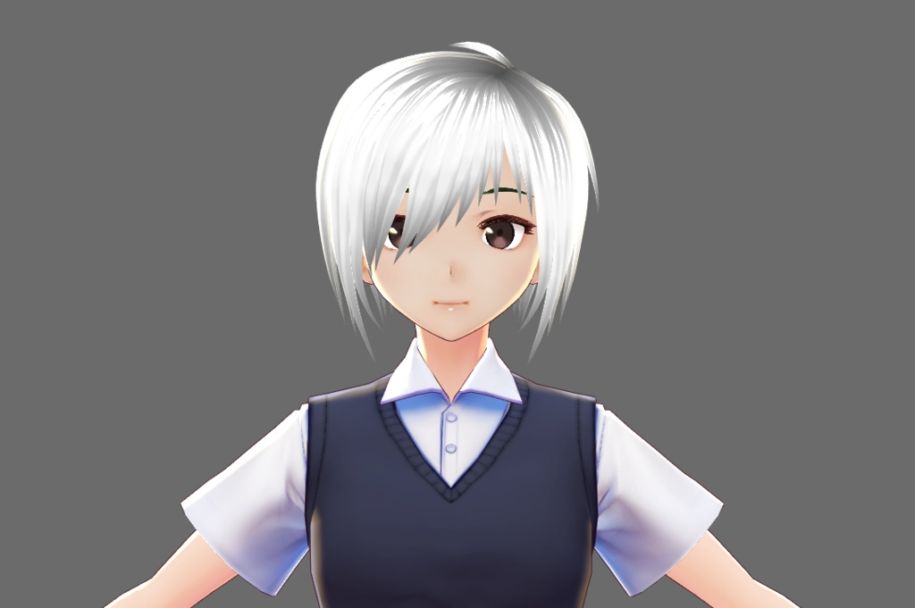 Long Wavy Hair (VRoid Hair Preset)