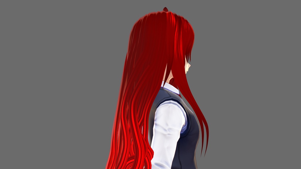 Long Wavy Hair (VRoid Hair Preset)
