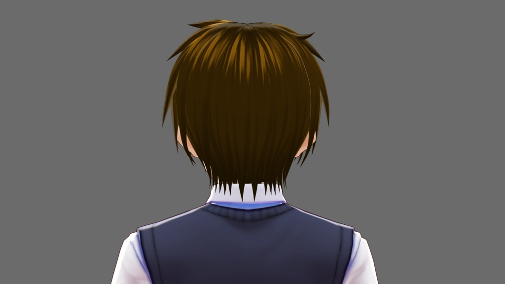 Short Wavy Hair (VRoid Hair Preset)