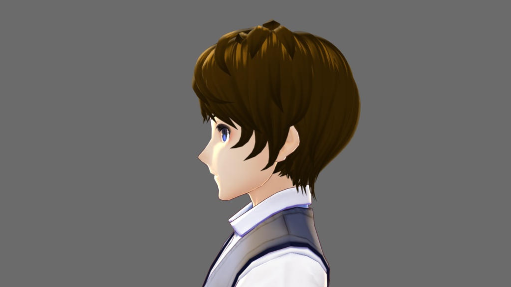 Short Wavy Hair (VRoid Hair Preset)