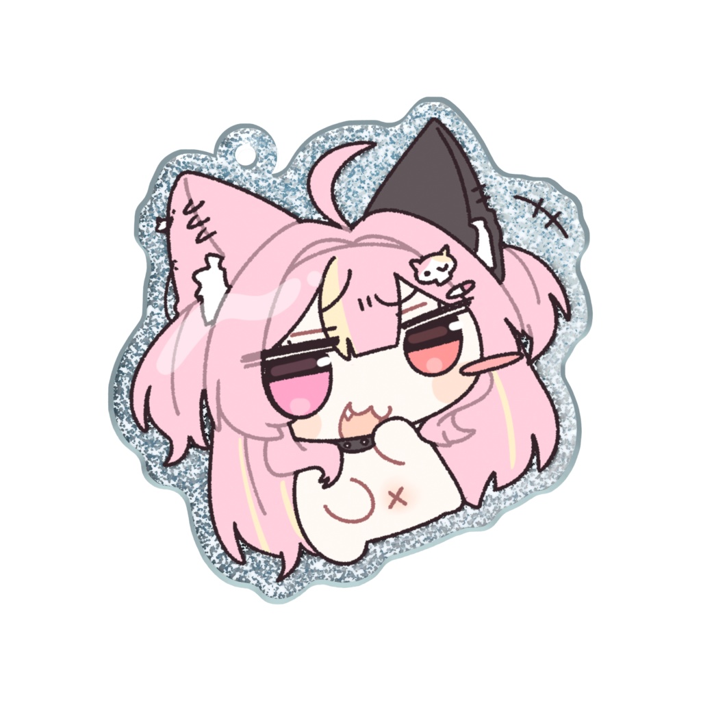 キラキラ目が痛いえいむちゃん(ちびキャラアクキー)